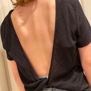 Open back top